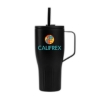 Majesty Recycled Stainless Steel Straw Tumbler - 30 oz. - Full-Color Inkjet - Dune