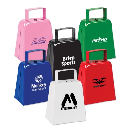 Custom Tall Cowbell with Logo COWTAL