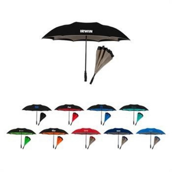 Custom Stay Dry Inverted Umbrella with Logo SBINUM