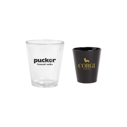 Custom 2 Oz. Plastic Shot Glass with Logo USDRK1