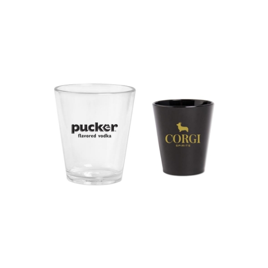 Custom 2 Oz. Plastic Shot Glass with Logo USDRK1