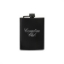 Custom 8 Oz. Black Stainless Steel Hip Flask with Logo WL1980X