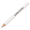 Hex Golf Pencils White