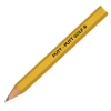 Hex Golf Pencils Yellow