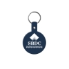 Promotional Circle Flexible Key Tag Dark Blue 505
