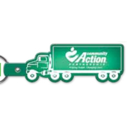 Custom Truck Flexible Key Tag with Logo 507