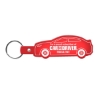 Promotional Car Flexible Key Tag Translucent Red 520