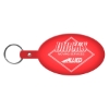 Promotional Large Oval Flexible Key Tag Translucent Red 533