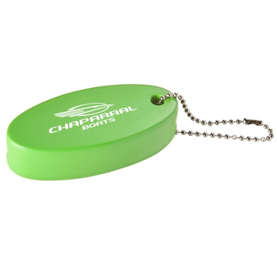 Custom Oval Floater Key Tag with Logo 780