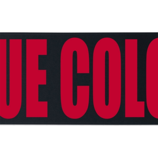 Custom 4 Badge Satin Ribbon - 50yd Roll - Brilliance- Matte Finish with Logo BR50BAR0450