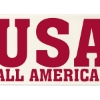 Promotional 6 Badge Satin Ribbon - 25yd Roll - Brilliance - Matte Finish Red BR50BAR0625