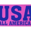 Promotional 6 Badge Satin Ribbon - 50yd Roll - Brilliance - Matte Finish Brite Pink BR50BAR0650
