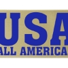Promotional 6 Badge Satin Ribbon - 50yd Roll - Brilliance - Matte Finish Gold BR50BAR0650