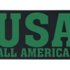 Promotional 6 Badge Satin Ribbon - 50yd Roll - Brilliance - Matte Finish Holiday Green BR50BAR0650