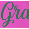Promotional 8 Badge Satin Ribbon - 50yd Roll - Brilliance- Matte Finish Brite Pink BR50BAR0850