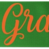 Promotional 8 Badge Satin Ribbon - 50yd Roll - Brilliance- Matte Finish Green BR50BAR0850