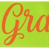 Promotional 8 Badge Satin Ribbon - 50yd Roll - Brilliance- Matte Finish Lime Green BR50BAR0850