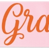 Promotional 8 Badge Satin Ribbon - 50yd Roll - Brilliance- Matte Finish Pink BR50BAR0850