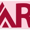 Promotional 12 Badge Satin Ribbon - 25yd Roll - Brilliance- Matte Finish Pink BR50BAR1225