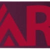 Promotional 12 Badge Satin Ribbon - 50yd Roll - Brilliance- Matte Finish Burgundy Red BR50BAR1250