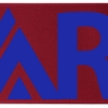 Promotional 12 Badge Satin Ribbon - 50yd Roll - Brilliance- Matte Finish Royal Blue BR50BAR1250