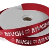 Promotional 1 Badge Satin Ribbon - 100yd Roll - Foil Print Red FP50BAR0110