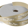 Promotional 1 Badge Satin Ribbon - 25yd Roll - Foil Print Gold FP50BAR0125