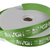 Promotional 1 Badge Satin Ribbon - 50yd Roll - Foil Print Green FP50BAR0150