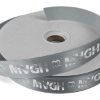 Promotional 1 Badge Satin Ribbon - 50yd Roll - Foil Print Silver FP50BAR0150
