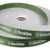 Promotional 5/8 Badge Satin Ribbon - 25yd Roll - Foil Print Hunter Green FP50BAR5825