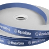 Promotional 5/8 Badge Satin Ribbon - 50yd Roll - Foil Print Royal Blue FP50BAR5850