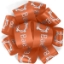 Custom 1 1/2 Badge Satin Bow - Foil Print with Logo FP50BOW1506