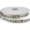 Promotional 5/8 Bridal Satin Ribbon - 25yd Roll - Foil Print Tan FP50BRR5825