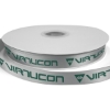 Promotional 5/8 Bridal Satin Ribbon - 50yd Roll - Foil Print White FP50BRR5850