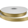 Promotional 5/8 Bridal Satin Ribbon - 50yd Roll - Foil Print Gold FP50BRR5850