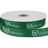 Promotional 7/8 Bridal Satin Ribbon - 25yd Roll - Foil Print Hunter Green FP50BRR7825