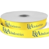 Promotional 7/8 Bridal Satin Ribbon - 50yd Roll - Foil Print Yellow FP50BRR7850