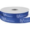 Promotional 7/8 Bridal Satin Ribbon - 50yd Roll - Foil Print Royal Blue FP50BRR7850