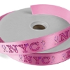 Promotional 1 Badge Satin Ribbon - 25yd Roll - Sparkle Pink SP50BAR0125