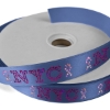 Promotional 1 Badge Satin Ribbon - 25yd Roll - Sparkle Royal Blue SP50BAR0125