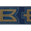 Custom 4 Badge Satin Ribbon - 25yd Roll - Sparkle with Logo SP50BAR0425