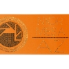 Promotional 5 Badge Satin Ribbon - 25yd Roll - Sparkle Orange SP50BAR0525