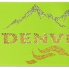 Promotional 8 Badge Satin Ribbon - 25yd Roll - Sparkle Lime Green SP50BAR0825