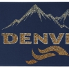 Promotional 8 Badge Satin Ribbon - 50yd Roll - Sparkle Navy Blue SP50BAR0850