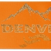Promotional 8 Badge Satin Ribbon - 50yd Roll - Sparkle Orange SP50BAR0850