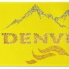 Promotional 8 Badge Satin Ribbon - 50yd Roll - Sparkle Yellow SP50BAR0850
