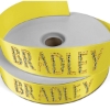 Promotional 1 1/2 Badge Satin Ribbon - 100yd Roll - Sparkle Yellow SP50BAR1510