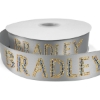 Promotional 1½ Bridal Satin Ribbon - 25yd Roll - Sparkle Silver SP50BRR1525