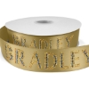 Promotional 1½ Bridal Satin Ribbon - 25yd Roll - Sparkle Gold SP50BRR1525