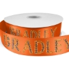 Promotional 1½ Bridal Satin Ribbon - 25yd Roll - Sparkle Orange SP50BRR1525